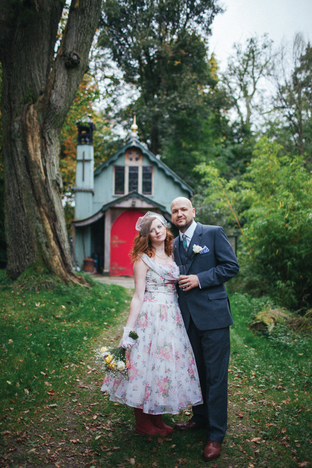 Laura and Paul's Vintage and Eclectic wedding by Dotmoxee | onefabday.com