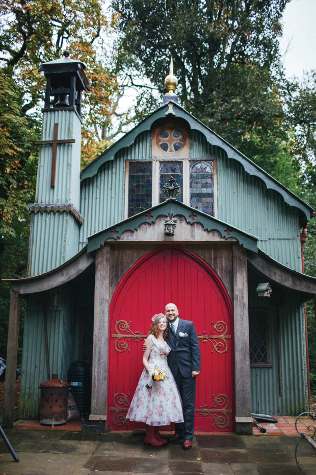 Laura and Paul's Vintage and Eclectic wedding by Dotmoxee | onefabday.com