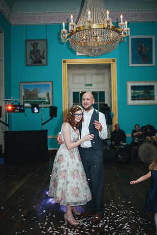 Laura and Paul's Vintage and Eclectic wedding by Dotmoxee | onefabday.com