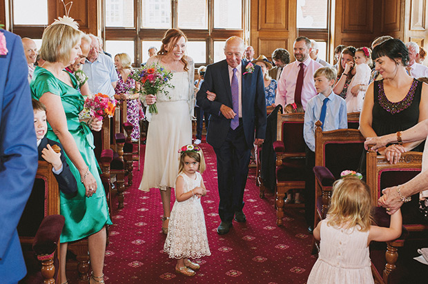 Sophie and Lawrence's colourful laidback wedding by Jacqui Sweeney | onefabday.com