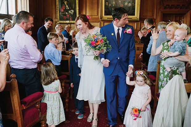 Sophie and Lawrence's colourful laidback wedding by Jacqui Sweeney | onefabday.com