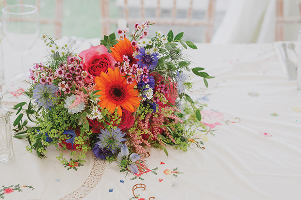 Sophie and Lawrence's colourful laidback wedding by Jacqui Sweeney | onefabday.com