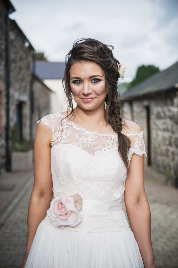 Rachel and David's Pretty Pastel Wedding at Lime Park Cottages by Little Green Studio | onefabday.com