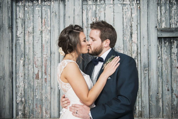 Rachel and David's Pretty Pastel Wedding at Lime Park Cottages by Little Green Studio | onefabday.com