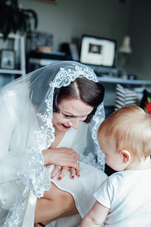 Rebecca and Tim's Vintage Loft Style Wedding by Lucy Rice | onefabday.com