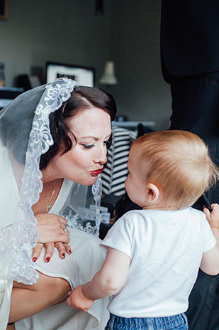 Rebecca and Tim's Vintage Loft Style Wedding by Lucy Rice | onefabday.com