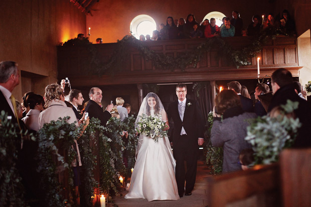 Polly and Daniel's incredible candlelit winter wedding by Paper Window | onefabday.com