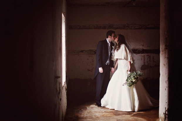 Polly and Daniel's incredible candlelit winter wedding by Paper Window | onefabday.com