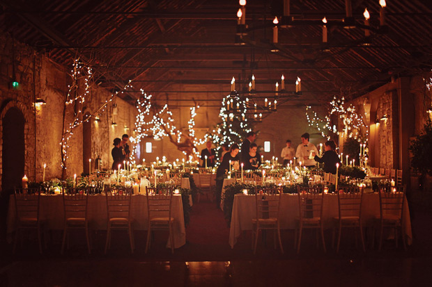 Polly and Daniel's incredible candlelit winter wedding by Paper Window | onefabday.com