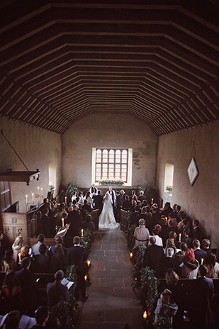 Polly and Daniel's incredible candlelit winter wedding by Paper Window | onefabday.com