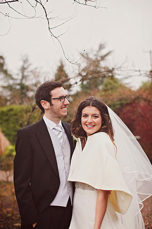 Polly and Daniel's incredible candlelit winter wedding by Paper Window | onefabday.com