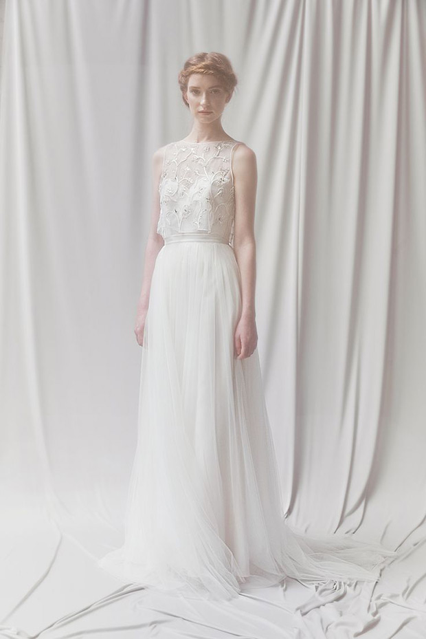 Alexandra Grecco Bride Cordelia Blouse and Lya Tulle Skirt | onefabday.com