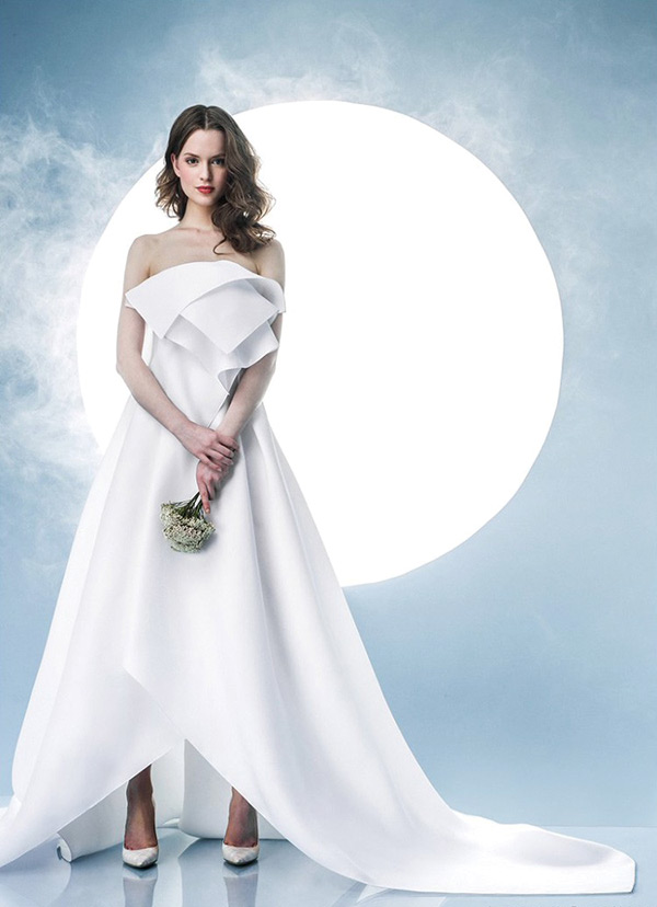 A Fashion-Forward Trend for 2015/2016 - High-Low Wedding Dresses | onefabday.com