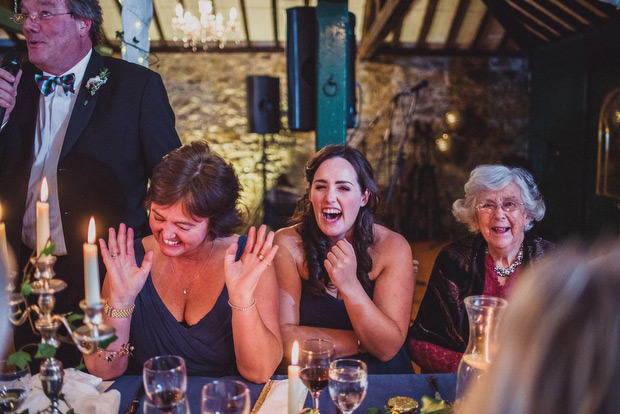 Niamh and Anthony's Beautiful Winter Wedding at Trudder Lodge with Navy and Glitter Details by David McClelland | onefabday.com