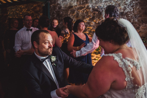 Niamh and Anthony's Beautiful Winter Wedding at Trudder Lodge with Navy and Glitter Details by David McClelland | onefabday.com