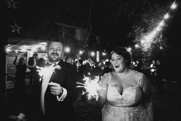 Niamh and Anthony's Beautiful Winter Wedding at Trudder Lodge with Navy and Glitter Details by David McClelland | onefabday.com