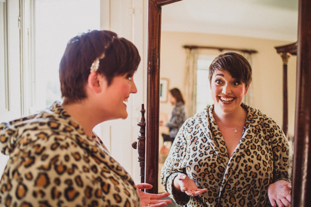 Niamh and Anthony's Beautiful Winter Wedding at Trudder Lodge with Navy and Glitter Details by David McClelland | onefabday.com