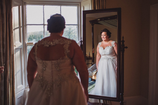 Niamh and Anthony's Beautiful Winter Wedding at Trudder Lodge with Navy and Glitter Details by David McClelland | onefabday.com