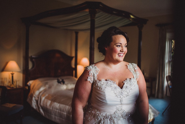 Niamh and Anthony's Beautiful Winter Wedding at Trudder Lodge with Navy and Glitter Details by David McClelland | onefabday.com