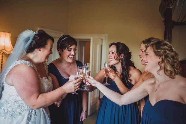 Niamh and Anthony's Beautiful Winter Wedding at Trudder Lodge with Navy and Glitter Details by David McClelland | onefabday.com