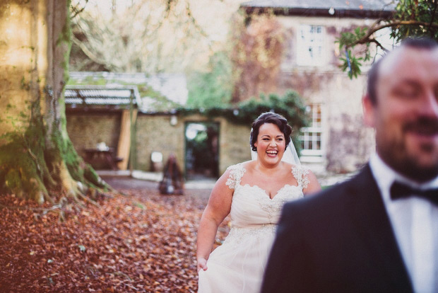 Niamh and Anthony's Beautiful Winter Wedding at Trudder Lodge with Navy and Glitter Details by David McClelland | onefabday.com