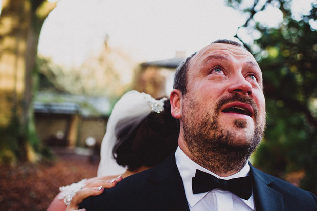 Niamh and Anthony's Beautiful Winter Wedding at Trudder Lodge with Navy and Glitter Details by David McClelland | onefabday.com