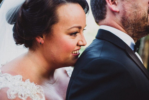 Niamh and Anthony's Beautiful Winter Wedding at Trudder Lodge with Navy and Glitter Details by David McClelland | onefabday.com