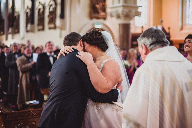 Niamh and Anthony's Beautiful Winter Wedding at Trudder Lodge with Navy and Glitter Details by David McClelland | onefabday.com