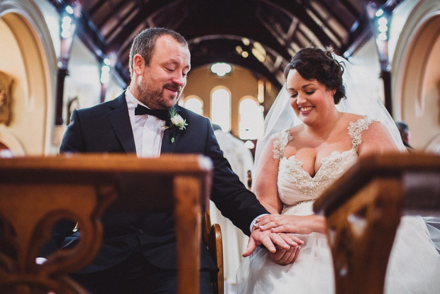 Niamh and Anthony's Beautiful Winter Wedding at Trudder Lodge with Navy and Glitter Details by David McClelland | onefabday.com