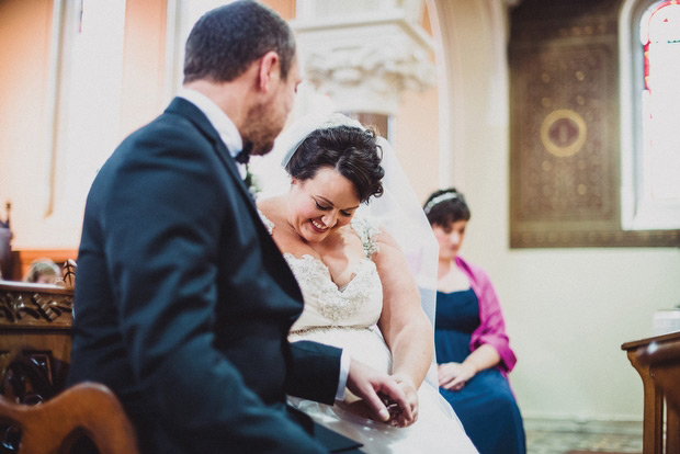 Niamh and Anthony's Beautiful Winter Wedding at Trudder Lodge with Navy and Glitter Details by David McClelland | onefabday.com