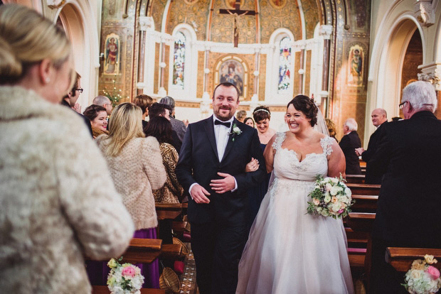 Niamh and Anthony's Beautiful Winter Wedding at Trudder Lodge with Navy and Glitter Details by David McClelland | onefabday.com