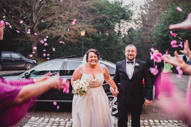 Niamh and Anthony's Beautiful Winter Wedding at Trudder Lodge with Navy and Glitter Details by David McClelland | onefabday.com