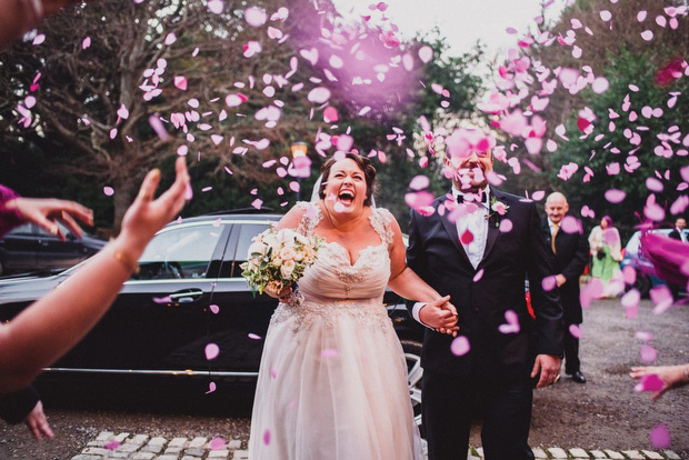 Niamh and Anthony's Beautiful Winter Wedding at Trudder Lodge with Navy and Glitter Details by David McClelland | onefabday.com