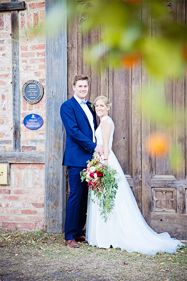 Hayley and Fergus' Beautiful Berry-Toned and Glitter Wedding by Katie Kav Photography | onefabday.com