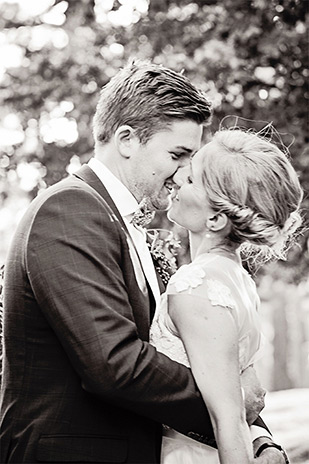 Hayley and Fergus' Beautiful Berry-Toned and Glitter Wedding by Katie Kav Photography | onefabday.com