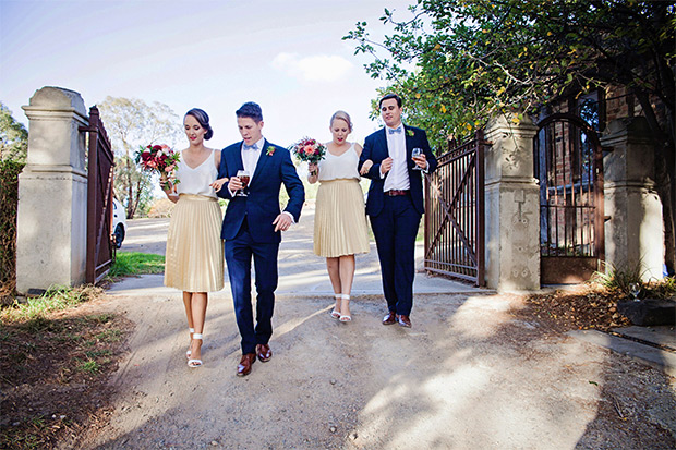 Hayley and Fergus' Beautiful Berry-Toned and Glitter Wedding by Katie Kav Photography | onefabday.com