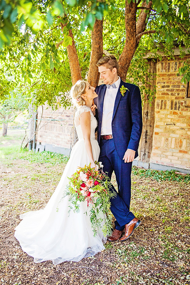 Hayley and Fergus' Beautiful Berry-Toned and Glitter Wedding by Katie Kav Photography | onefabday.com