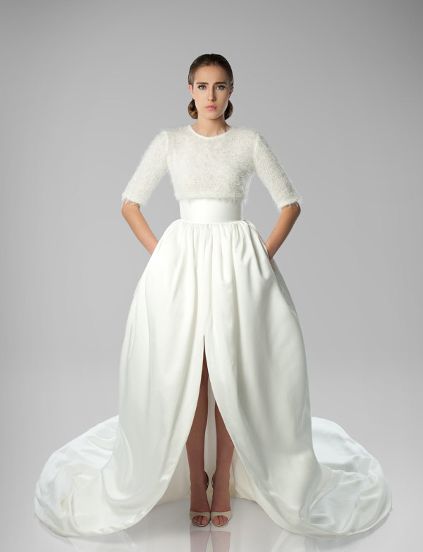 A Fashion-Forward Trend for 2015/2016 - High-Low Wedding Dresses | onefabday.com