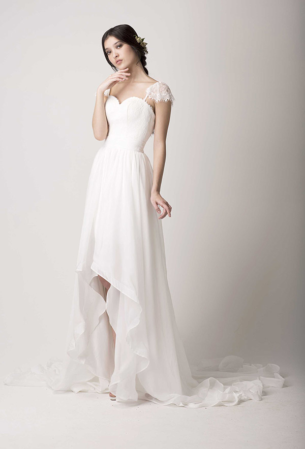 A Fashion-Forward Trend for 2015/2016 - High-Low Wedding Dresses | onefabday.com