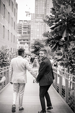 Immy and Whitney's Stylish New York Loft Wedding by Stylish and Hip Weddings | onefabday.com