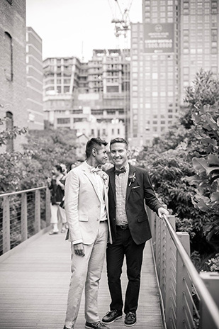 Immy and Whitney's Stylish New York Loft Wedding by Stylish and Hip Weddings | onefabday.com