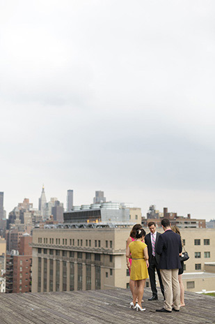 Immy and Whitney's Stylish New York Loft Wedding by Stylish and Hip Weddings | onefabday.com