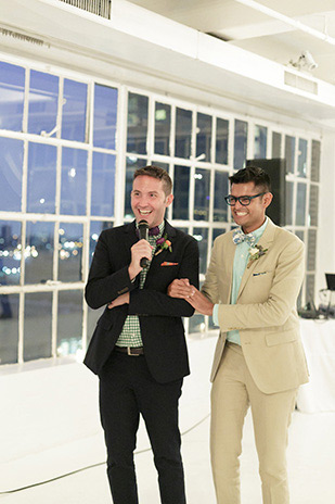 Immy and Whitney's Stylish New York Loft Wedding by Stylish and Hip Weddings | onefabday.com