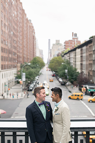 Immy and Whitney's Stylish New York Loft Wedding by Stylish and Hip Weddings | onefabday.com