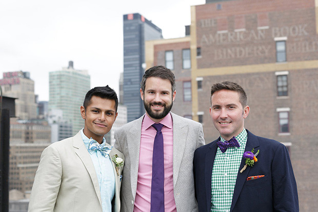 Immy and Whitney's Stylish New York Loft Wedding by Stylish and Hip Weddings | onefabday.com