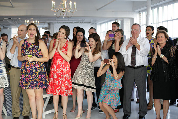 Immy and Whitney's Stylish New York Loft Wedding by Stylish and Hip Weddings | onefabday.com