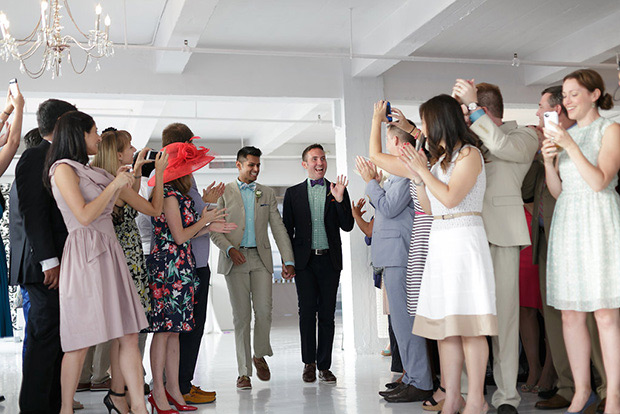 Immy and Whitney's Stylish New York Loft Wedding by Stylish and Hip Weddings | onefabday.com