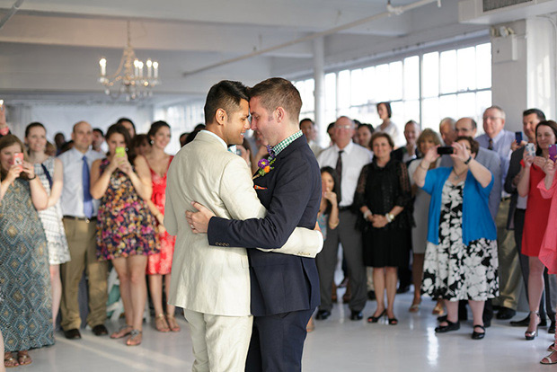 Immy and Whitney's Stylish New York Loft Wedding by Stylish and Hip Weddings | onefabday.com