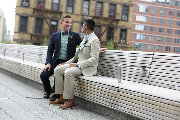 Immy and Whitney's Stylish New York Loft Wedding by Stylish and Hip Weddings | onefabday.com