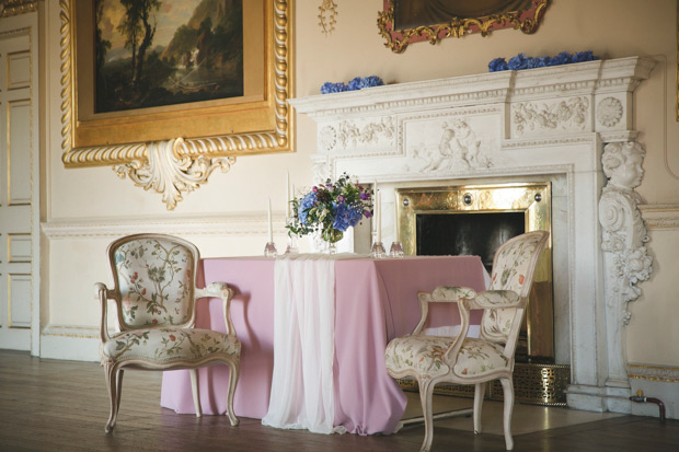 Beautiful Pastel Inspired Bridal Shoot at Carton House by Tara Aherne | onefabday.com